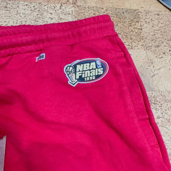 Mitchell & Ness Mens Game Day FT Chicago Bulls Shorts Drawstring Red 2XL NWT - Picture 6 of 11